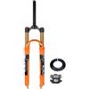 LHHL Forcella Ammortizzata ad Aria per MTB da 26/27,5/29pollici Corsa 120 mm Forcelle Anteriore per Mountain Bike Tubo Dritto sgancio rapido 9 * 100mm per Mountain Bike XC AM(A,26'')