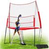 Generic Rete da allenamento per pallavolo, regolabile per bloccare e servire, installazione portatile per pratica indoor outdoor
