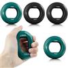 xtemtoamz Hand Gripper,Hand Grip,Hand Muscle Trainer, Attrezzo per L'allenamento Della Forza, Attrezzo Portatile per L'allenamento di Avambracci E Mani, Allenamento Con Il Peso Corporeo,4 Pezzi