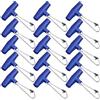 INOOMP 50 Pezzi Scorrevoli per Pesca con Blocco Duo in Acciaio Inossidabile, Azione Affondamento Rapido, per Attrezzature Surf Fishing, Dimensioni 3,30x2,00x0,50 Cm