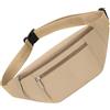 Tressify Marsupio da donna, 38,1 x 6,1 x 14 cm, leggero, da viaggio, con tracolla regolabile, borsa a tracolla per casual, allenamento, viaggi