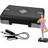 Generic Step di esercizio, piccoli stepper antiscivolo portatili per allenamento, per allenamento, per donne, uomini, casa, pavimento, sala
