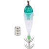 Gucagle Esca LED per Pesca Leggera con Esca per Calamari con Gancio Lampada Subacquea Verde per Barche Offshore Vicino alla Riva Laghi e fiumi Poliestere PE 85x18mm 11g