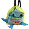 Generic Sacca da nuoto per bambini, regolabile, motivo cartone animato, separazione bagnata e asciutta, con coulisse, borsa da viaggio per bambini, famiglia, , figlia, figlio