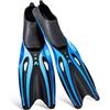 CHTKAGV Pinne da nuoto flessibili for adulti, pinne immersione antiscivolo for sport acquatici(M)