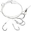 FZL02068LM Forte tagliente 5 Pcs Rigs in acciaio al carbonio Girevole Attrezzatura da pesca Esche Porta esche Corda con ganci Set di ami Ami da pesca(8#)