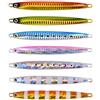 Generic XILILHC 7PCS Super Slim SSZ Colata di Metallo Jig 10G 20G 30G 40G 60G Shore Trascina Cast Jigging Cucchiaio Richiamo di Pesca Esche Artificiali Affrontare(C-2 Hooks,40G)