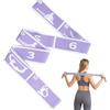 Generisch Fasce elastiche di resistenza, 8 pezzi, per fitness, per donne, bambini, yoga, pilates, ginnastica, allenamento e danza