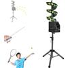Generic Macchina automatica per palline da tennis, con telecomando, angolo di velocità regolabile in altezza (60-105 cm), allenamento per tennis e pickleball, per principianti e professionisti