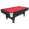 NG Biliardi Biliardo BLACK NORMAN LIGHT (panno rosso) - 214 x 123 cm - con ritorno di biglia ed tutti gli accessori