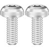Tsophreniq 2 Pz M5x12mm Gabbia della Bottiglia Acqua Vite Bulloni Leghe Titanio Bottiglia Della Bici Staffe Bulloni per Cremagliera Viti a Testa A Esagono Incassato Biciclette Gabbia D ' acqua