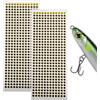Generic Esche da pesca realistiche - 500 x 6 mm adesivi artificiali occhi di pesce | per esche per ruscelli, uso in acqua salata, perfetti per esche da pesca fai da te, migliora