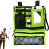 Genérico Mini organizer da golf: in nylon leggero da 246 g, pieghevole con cerniera, dimensioni estese di 30 x 25,4 cm, struttura resistente all'usura, supporto versatile per borsa