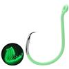 FZL02068LM Forte tagliente 10 misure 4-10 pezzi Hawksbill Hook Amo da pesca circolare luminoso in acqua salata Ami in dolce for tonno, pesce gatto, al black bass Ami da pesca(Size2I0 x 10 pcs)