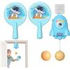 Generic Pong Trainer Kit - Paddle Trainer da appendere, di esercizi da appendere portatile | Set di allenamento da pong regolabile per bambini, famiglie, cortile, ricreazione, sessioni di fitness