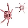 TIANHENGMart Metal Star Drag Knob Upgrade per mulinelli Daiwa Baitcasting, regolazione della resistenza a 6 livelli, compatibile con Steez per serie Zillion, parte di ricambio in alluminio leggero (rosa)