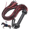 Xoeryoy Frustino da Equitazione, Frustino da Cavallo in Finta Pelle per Equitazione, Fruste morbide a Lunga Durata con Comoda Impugnatura per, Flogger per Costumi Cosplay;1