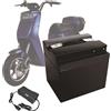 HJGHY Batteria per Moto elettrica 48V 10Ah 25Ah Batteria al Litio per Scooter 60V 15Ah 20Ah Batterie Integrate per Triciclo/ciclomotore con Caricabatterie,48v13ah