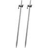 Tsophreniq Set di 2 paletti per tenda da trekking, durata estrema, 80 km/h