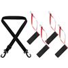 Opilroyn di sicurezza per guanti sportivi, guanti sportivi da sci, cinghie per il polso, guanti da sci, cinghie per supporto del polso, per appassionati di sport, cordino con fascia da