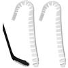 Gungtj Hockey Stick Edge Protector, Wear Resistant Reusable Hockey Cutter Protector, Set di 2 protezioni per ingranaggi giornalieri, pratici, e dopo il gioco, 3,35 x 11,8 pollici per pezzo