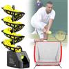 Generic Macchina per palline da tennis, regolabile, portatile, con controllo dell'altezza e dell'angolo, per bambini e principianti