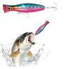 Generic Swimbait 3D con occhi realistici e due esche treccine, esca da pesca popper artificiale per acque salate e dolci, trota, bass, regalo per pescatori, ideale per pesca in famiglia