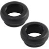 Generico Golf Grip Training Ring - 2.4cm Anti Slip Rubber | 2 Piece Swing Corrector, Finger Position Alignment Aid for Golfers Adults Women Beginner, Portable Indoor Outdoor Driving Range Accessory