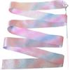WANGSHAOWEI Nastro Ginnastica Ritmica Bambina Nastri da Danza 2/4M Nastro Ginnastica colorato Multifunzione Ginnastica Ritmica Danza Scintillante for Allenamento di Artistica(White Wand 2M)