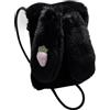 Générique Borsa a tracolla con coniglio alla moda, carina, elegante, per ragazze, adorabile accessorio per feste di Pasqua, Le Noir, Taille unique, Zaino da viaggio