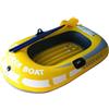 Genérico Canoa gonfiabile - Kayak compatto in PVC per 1/2 con design pieghevole, barca da pesca leggera per fiumi | Canoa gonfiabile per avventure all'aperto, viaggi sul lago e attività estive