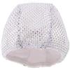 RUNROTOO Cuffia da nuoto elasticizzata: cuffia da bagno alla moda con strass - Cappello da nuoto a rete altamente elastico e scintillante, impermeabile per donne adulte con capelli lunghi e spessi,