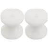 Toddmomy 2 rulli di Prua per rimorchio per Barca - Ruota a Rullo per Ancora di Prua - Componenti in Nylon per Barche, Kayak, Yacht, Accessori per l'installazione, Colore Bianco