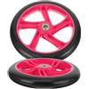 CLISPEED Ruote per Scooter Sportivi in Materiale PU Alta Elasticità 1 Rosso per Monopattini Elettrici e Acrobazie 175Mm x 30Mm