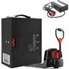 JHKJ Batteria per Carrello elevatore Elettrico da 48 V, 10 Ah, 15 Ah, 20 Ah, al Litio Ferro fosfato con Maniglia per Motore di transpallet/Carrello elevatore a Torre.,48v10ah