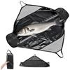 Yunlaishaocer Tappetino da pesca con metro a nastro, 120 x 60 cm, impermeabile, per pesca, pieghevole, con manici, per pesce persico, carpa, siluro, pesci predatori (PVC)