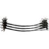 Tsophreniq AntiBite - Set di 40 pezzi in acciaio per lenza da pesca con girelle, ad alta resistenza, accessorio con girelle
