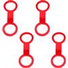 Tsophreniq 4 boccaglio in Silicone Maschera Cinghia Custode Clip Fissaggio Custode Tubo respirazione in plastica Diving Tubo Supporto Facile da Usare boccaglio Maschera Cinghia Supporto