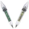 HINTRMENT Lampada da Pesca LED Regolabile 17cm Set di 2 Luci Rosse e Bianche Extra Luminose per Pesca Notturna Subacquea in PC