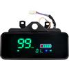 Caswynlife Ebike Display LCD Motor Speedmeter Screen per 48 V 60 V 72 V bici elettrica scooter triciclo con interfaccia a 6 pin impermeabile misuratore digitale assemblaggio parte di riparazione nero