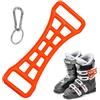 Generic Strumento di assistenza con fibbia per scarpe da sci, strumento di assistenza con fibbia per scarponi da sci, strumento di estensione della fibbia per scarpe da sci, strumento multifunzione