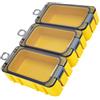yanwuwa 3Pcs Luminously Fishing Accessory Box Impermeabile Portatile Tackle Box Organizzatori Piccolo Attrezzatura Lure Tool Case Luminosamente Accessorio Da Pesca