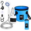Frilla Doccia Esterna Portatile 2200 mAh, Doccia da Campeggio per Escursionismo, Zaino in Spalla, Viaggi, Spiaggia, Animali Domestici, Doccia Portatile da Campeggio | HYDROPORT