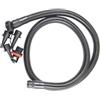 Yunmeryker Tubo Pompa Gonfiabile Tubo Collegamento Pompa Gonfiabile Tubo Adattatore Tubo Accessori Gonfiabile Materiale PP Installazione Rapida con Connettore