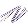 Healeved 4 Pezzi Laccetto per Guanti da Sci in Nailon Clip Antismarrimento, Comfort Flessibile e Attacco Semplice per Snowboard e Attività Quotidiane