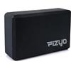 Fizyo Blocco Yoga Antiscivolo in Schiuma EVA - Cubo per Yoga, Pilates, Stretching e Meditazione, Supporto Fitness per Esercizi, Alta Densità, Nero 23 × 7 × 15 cm