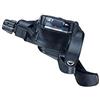 Microshift Trigger TS38-7 leva del cambio, sport e aria aperta, nero, 7 V