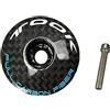 JIASHUNHE Serie Sterzo 3K Auricolare Tappo Superiore dello Stelo in Fibra di Carbonio T800 MTB Strada Montagna della Bici Superleggero Coperchio Bullone for 1-1/8 Forcella(No Logo (Matt))