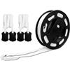 Generico Linea Di Confine Del Campo Da Badminton - Nastro Indicatore Di Allenamento Portatile, Indicatori Di Perimetro Del Campo Multi Sportivo | Set Di Da Terra Resistenti Da 6,1 X 13,4 M Per Beach Vol