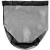 UrbanHui Borsa di ricambio per rete da pesca in nylon resistente, per pesca in mare, fiume, lago, barca, con tessuto a rete nano ad alta capacità di carico, colore nero, diametro 45 cm (45 cm)